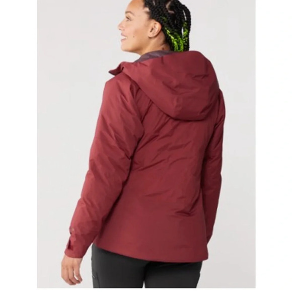 REI Women’s Small Stormhenge Down Hybrid Snow Jacket Red NWT Ski Snowboard - Picture 7 of 11